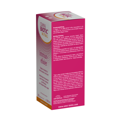 Sie sehen eine Packung OMNi-BiOTiC® ViTAL Immunelixier, Produktbild: 02 OMNi-BiOTiC® ViTAL Immunelixier, A-Nr.: 6033845 - 02