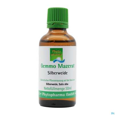 Sie sehen eine Packung Gemmo Mazerat Silberweide Salix Alba Phytopharma 50ml, Produktbild: 03 Gemmo Mazerat Silberweide Salix Alba Phytopharma 50ml, A-Nr.: 4493175 - 03