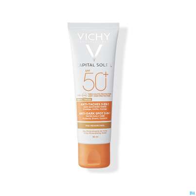 Sonnenprodukte Vichy Ideal Soleil Anti-pigmentflecken F50+ 50ml, A-Nr.: 4604746 - 02