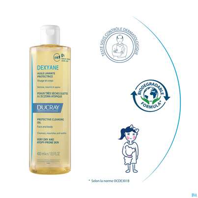 Ducray Dexyane Schützendes Reinigungsöl 400ml, A-Nr.: 5630705 - 06
