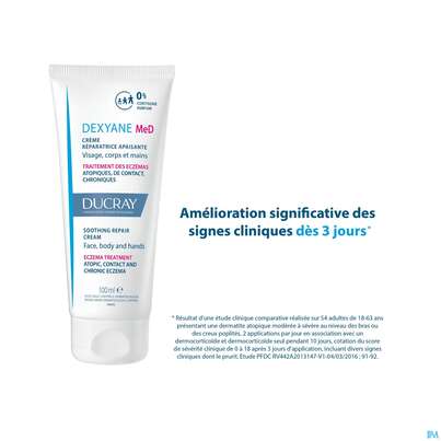 Sie sehen eine Packung Ducray Dexyane Med Creme Neu 100ml, Produktbild: 10 Ducray Dexyane Med Creme Neu 100ml, A-Nr.: 5676423 - 10