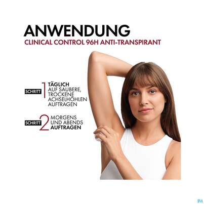 Sie sehen eine Packung Vichy Deodorant Antitranspirant/roll-on Clinical Contr 96h 50ml, Produktbild: 13 Vichy Deodorant Antitranspirant/roll-on Clinical Contr 96h 50ml, A-Nr.: 5571575 - 13