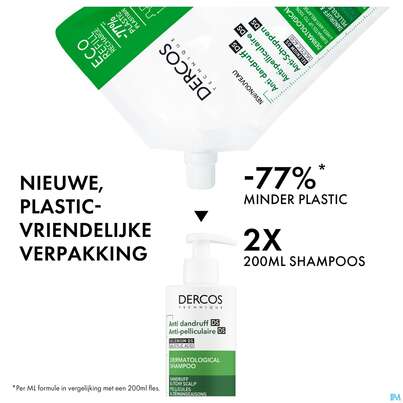 Sie sehen eine Packung Shampoon Vichy/dercos Anti-schuppen Pflege Fettiges Haar 390ml, Produktbild: 16 Shampoon Vichy/dercos Anti-schuppen Pflege Fettiges Haar 390ml, A-Nr.: 4491874 - 16