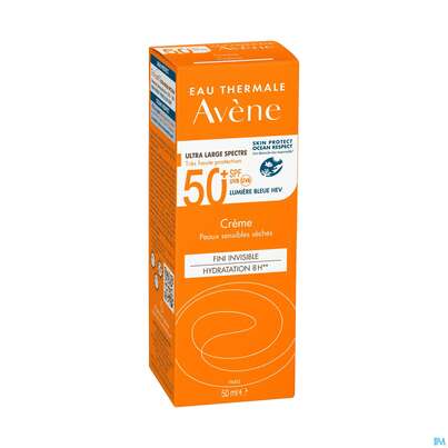 Sie sehen eine Packung Avène Sonnencreme Spf 50+ 50ml, Produktbild: 09 Avène Sonnencreme Spf 50+ 50ml, A-Nr.: 5598947 - 09