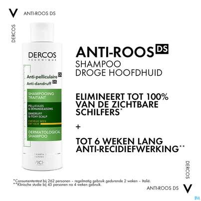 Shampoon Vichy/dercos Anti-schuppen Pflege Trockenes Haar Neu 200ml, A-Nr.: 4357414 - 26