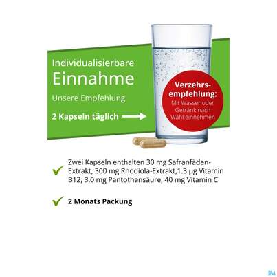 Sie sehen eine Packung Safran +rhodiola Extrakt Kapseln Dr.wolz Nr 60548 120st, Produktbild: 11 Safran +rhodiola Extrakt Kapseln Dr.wolz Nr 60548 120st, A-Nr.: 4297758 - 11