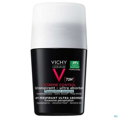 Sie sehen eine Packung Vichy Homme Deo Extreme 72h Int.regulierend 50ml, Produktbild: 06 Vichy Homme Deo Extreme 72h Int.regulierend 50ml, A-Nr.: 3724388 - 06