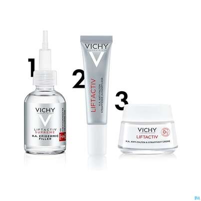Sie sehen eine Packung Vichy Liftactiv Augenpflege 15ml, Produktbild: 09 Vichy Liftactiv Augenpflege 15ml, A-Nr.: 3894340 - 09
