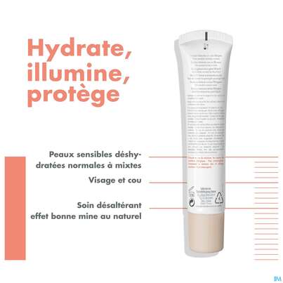 Sie sehen eine Packung Avene Hydrance Bb F30 Leicht 40ml, Produktbild: 15 Avene Hydrance Bb F30 Leicht 40ml, A-Nr.: 5179050 - 15