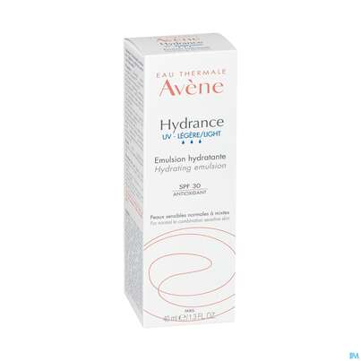 Sie sehen eine Packung Avene Hydrance Emulsion Leicht Uv Spf30 40ml, Produktbild: 03 Avene Hydrance Emulsion Leicht Uv Spf30 40ml, A-Nr.: 5179038 - 03