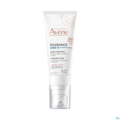Sie sehen eine Packung Avene Tolerance/hydra-10 Fluid 40ml, Produktbild: 02 Avene Tolerance/hydra-10 Fluid 40ml, A-Nr.: 5675659 - 02