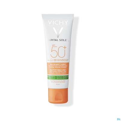 Sonnenprodukte Vichy/capital Soleil Mattierende Sonnenpflege 3in1 Lsf50+ 50ml, A-Nr.: 5232258 - 01