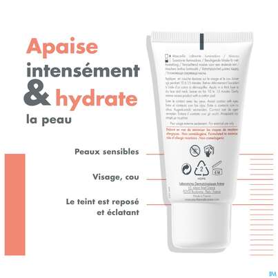 Sie sehen eine Packung Avene Maske Beruhigend 50ml, Produktbild: 09 Avene Maske Beruhigend 50ml, A-Nr.: 5098883 - 09