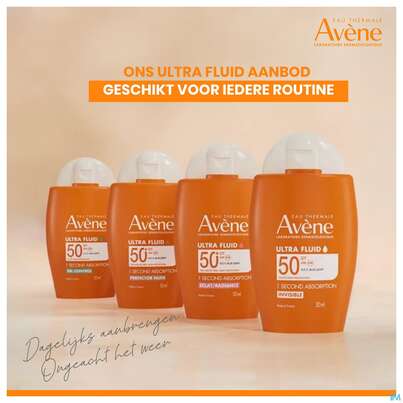 Sie sehen eine Packung Sonnenprodukte Avene Ultra/fluid Pefector Lf50+ 50ml, Produktbild: 32 Sonnenprodukte Avene Ultra/fluid Pefector Lf50+ 50ml, A-Nr.: 5826420 - 32