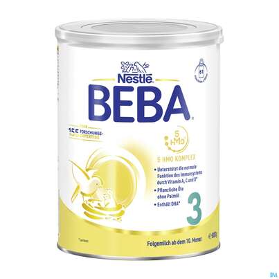 Sie sehen eine Packung Beba 3 Ab Dem 10. Monat 12577884 800g, Produktbild: 01 Beba 3 Ab Dem 10. Monat 12577884 800g, A-Nr.: 2220734 - 01