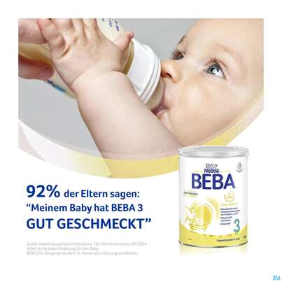 Sie sehen eine Packung Beba 3 Ab Dem 10. Monat 12577884 800g, Produktbild: 04 Beba 3 Ab Dem 10. Monat 12577884 800g, A-Nr.: 2220734 - 04