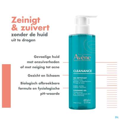 Avene Cleanance Reinigungsgel 400ml, A-Nr.: 5379122 - 14