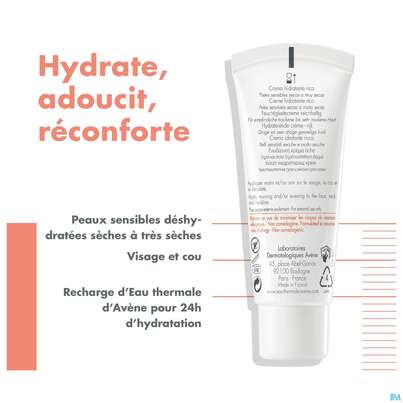Avene Hydrance Reichhaltige Feuchtig- Keitscreme 40ml, A-Nr.: 1505601 - 11