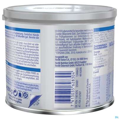 Sie sehen eine Packung Beba Fm-85 12498433 200g, Produktbild: 08 Beba Fm-85 12498433 200g, A-Nr.: 2722507 - 08