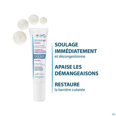 Sie sehen eine Packung Ducray Dexyane Med Creme Augenlid Neu 15ml, Produktbild: 17 Ducray Dexyane Med Creme Augenlid Neu 15ml, A-Nr.: 5659703 - 17