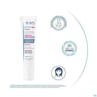 Sie sehen eine Packung Ducray Dexyane Med Creme Augenlid Neu 15ml, Produktbild: 18 Ducray Dexyane Med Creme Augenlid Neu 15ml, A-Nr.: 5659703 - 18