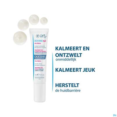 Sie sehen eine Packung Ducray Dexyane Med Creme Augenlid Neu 15ml, Produktbild: 22 Ducray Dexyane Med Creme Augenlid Neu 15ml, A-Nr.: 5659703 - 22