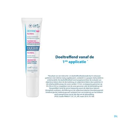 Sie sehen eine Packung Ducray Dexyane Med Creme Augenlid Neu 15ml, Produktbild: 24 Ducray Dexyane Med Creme Augenlid Neu 15ml, A-Nr.: 5659703 - 24
