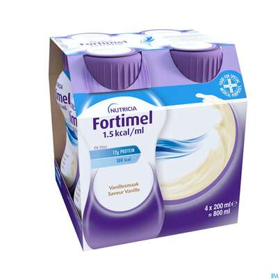 Fortimel 1.5kcal 200ml Vanille 4st, A-Nr.: 3237607 - 06
