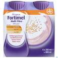 Fortimel/multifibre 1,5kcal 200ml Flasche Erdbeer 4st, A-Nr.: 3237671 - 02