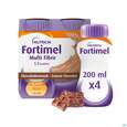 Sie sehen eine Packung Fortimel/multifibre 1,5kcal 200ml Flasche Schoko 4st, Produktbild: 03 Fortimel/multifibre 1,5kcal 200ml Flasche Schoko 4st, A-Nr.: 3237719 - 03