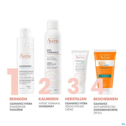 Sie sehen eine Packung Avene Cleanance Hydra/reinigungscreme Neu 200ml, Produktbild: 15 Avene Cleanance Hydra/reinigungscreme Neu 200ml, A-Nr.: 5862048 - 15