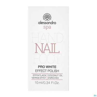 Alessandro Nagellack Pro White Lack 10ml, A-Nr.: 5178122 - 01