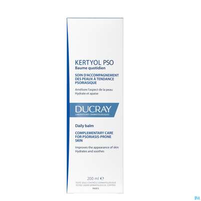 Sie sehen eine Packung Ducray Kertyol P.s.o Balsam Neu 200ml, Produktbild: 04 Ducray Kertyol P.s.o Balsam Neu 200ml, A-Nr.: 5684581 - 04