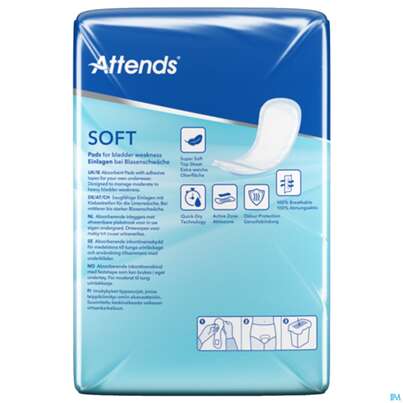 Inkontinenz Attends Einlagen Soft 6 38st, A-Nr.: 3791456 - 04