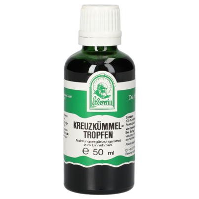 Sie sehen eine Packung KREUZKUEMMEL TROPFEN 50 ML, Produktbild: 01 KREUZKUEMMEL TROPFEN 50 ML, A-Nr.: 5471129 - 01