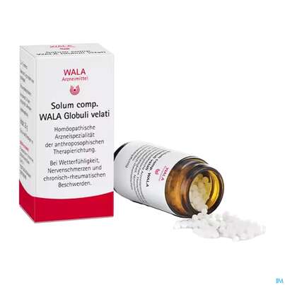 Sie sehen eine Packung Solum Comp Wala Globuli 20g, Produktbild: 05 Solum Comp Wala Globuli 20g, A-Nr.: 2054135 - 05