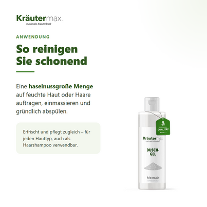 Sie sehen eine Packung Meersalz Duschgel 250 ml, Produktbild: 04 Meersalz Duschgel 250 ml, A-Nr.: 4760179 - 04