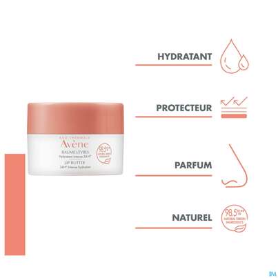 Avene Basislinie Feuchtigkeitsspendender Lippenbalsam Tiege 10ml, A-Nr.: 5939727 - 20