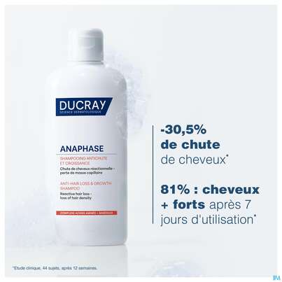 Shampoon Ducray Anaphase Haarausfall Temporaer 400ml, A-Nr.: 5961425 - 09