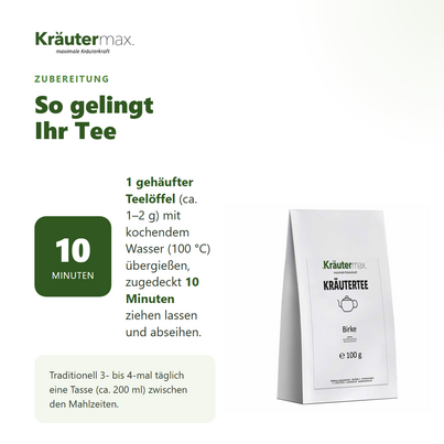 Birkenblätter Tee 100 g, A-Nr.: 6017177 - 04