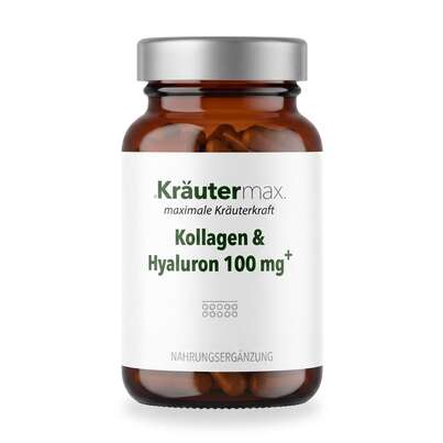 Sie sehen eine Packung Kollagen Hyaluron Kapseln 60 Stück, Produktbild: 01 Kollagen Hyaluron Kapseln 60 Stück, A-Nr.: 5746371 - 01