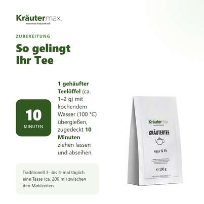 Sie sehen eine Packung Figur Fit Tee 100 g, Produktbild: 04 Figur Fit Tee 100 g, A-Nr.: 6017295 - 04