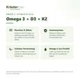 Omega 3 + D3 2000 IE + K2 Kapseln 90 Stück, A-Nr.: 5746454 - 02