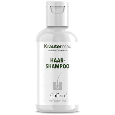 Sie sehen eine Packung Haarshampoo Coffein+ 250 ml, Produktbild: 01 Haarshampoo Coffein+ 250 ml, A-Nr.: 5921590 - 01