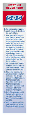 Sie sehen eine Packung SOS Regelschmerz-Pflaster 2ST, Produktbild: 03 SOS Regelschmerz-Pflaster 2ST, A-Nr.: 6142184 - 03