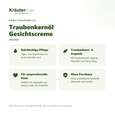 Sie sehen eine Packung Traubenkernöl Creme Gesichtscreme 50 ml, Produktbild: 02 Traubenkernöl Creme Gesichtscreme 50 ml, A-Nr.: 6011714 - 02