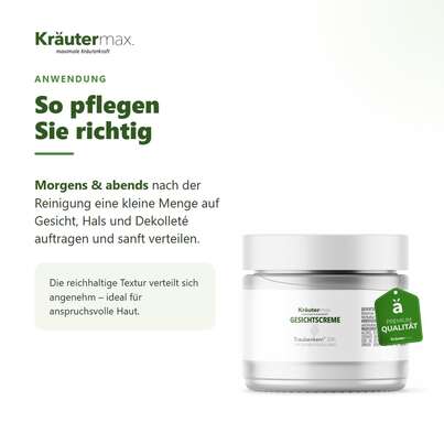 Sie sehen eine Packung Traubenkernöl Creme Gesichtscreme 50 ml, Produktbild: 04 Traubenkernöl Creme Gesichtscreme 50 ml, A-Nr.: 6011714 - 04