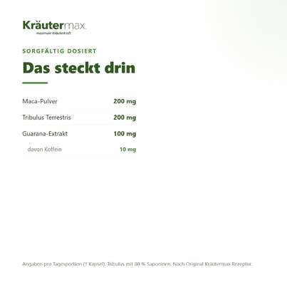 Tribulus+ Kapseln 90 Stück, A-Nr.: 6130034 - 03