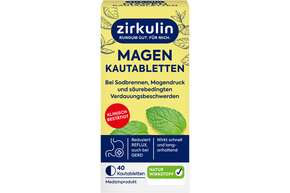 ZIRKULIN Magen-Kautabletten 40ST, A-Nr.: 6142221 - 01