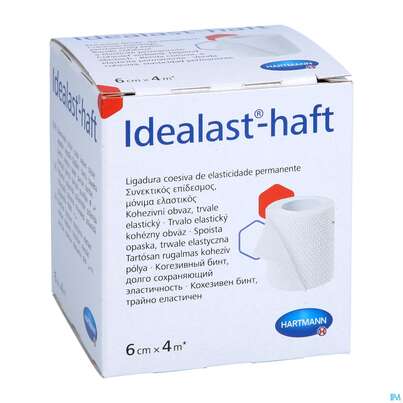 Elastische Binden Idealast/haft Kohaesiv Weiss 4mx 6cm 1st, A-Nr.: 1457500 - 03